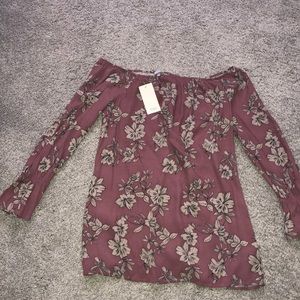 Tobi off the shoulder dress